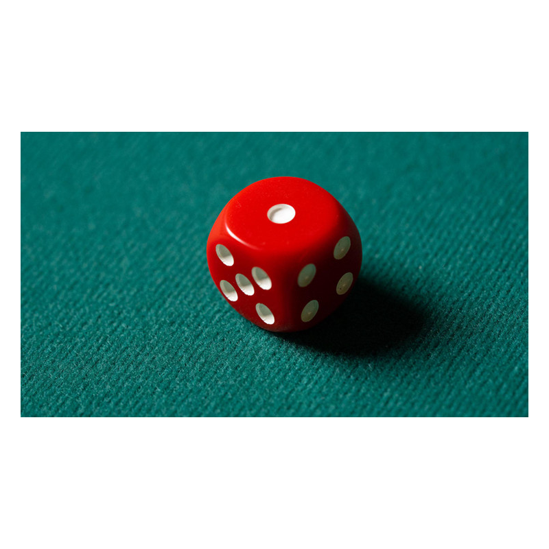 REPLACEMENT DIE RED (GIMMICKED) FOR MENTAL DICE by Tony Anverdi - Trick