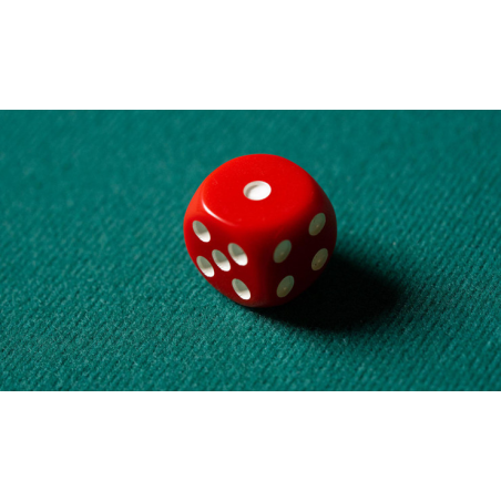 REPLACEMENT DIE RED (GIMMICKED) FOR MENTAL DICE by Tony Anverdi - Trick