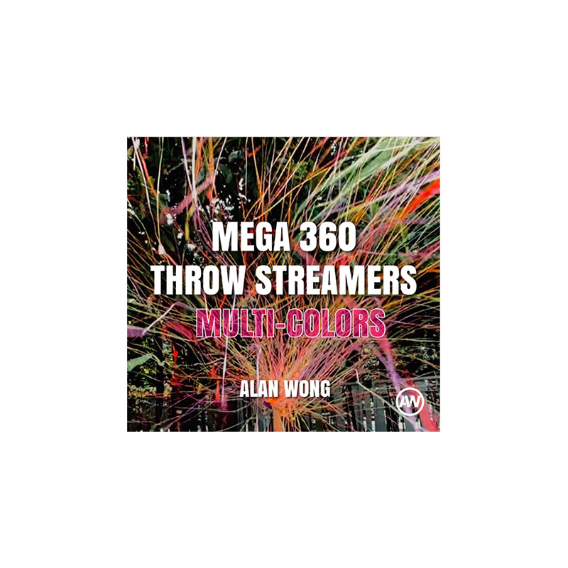 MEGA 360 Throw Streamers MULTI COLOR by Alan Wong - Trick