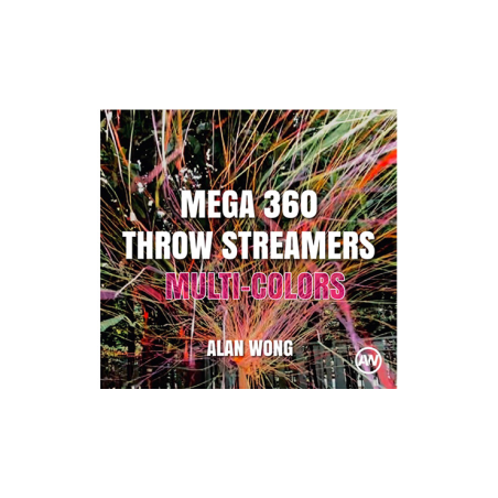 MEGA 360 Throw Streamers MULTI COLOR by Alan Wong - Trick