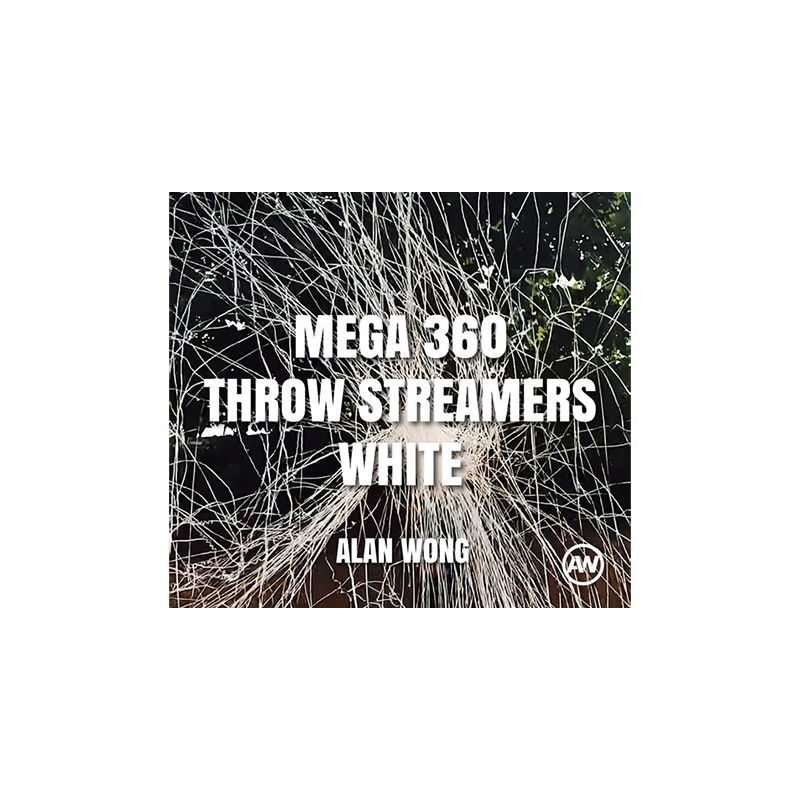 MEGA 360 Throw Streamers WHITE by Alan Wong - Trick