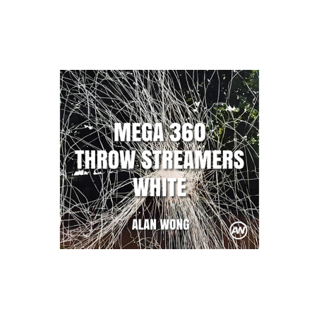 MEGA 360 Throw Streamers WHITE by Alan Wong - Trick