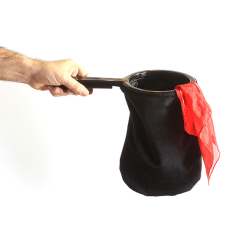 Change Bag Velvet REPEAT WITH ZIPPER (All Black) by Bazar de Magia - Tricks