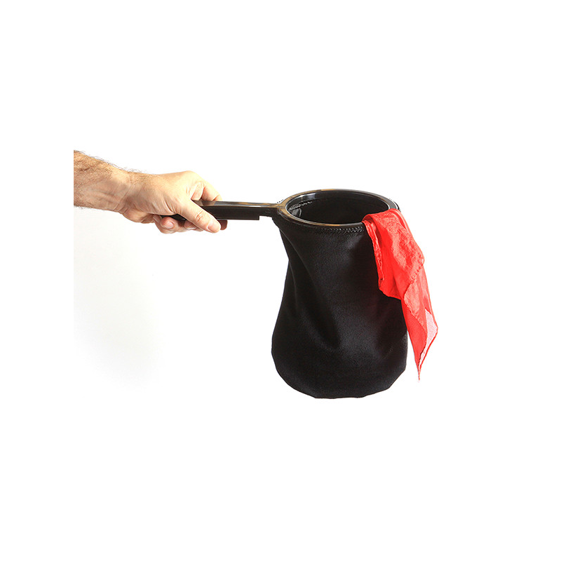 Change Bag Velvet REPEAT WITH ZIPPER (All Black) by Bazar de Magia - Tricks