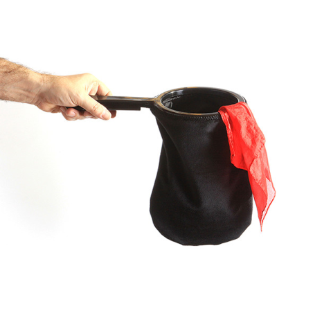 Change Bag Velvet REPEAT WITH ZIPPER (All Black) by Bazar de Magia - Tricks