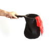 Change Bag Velvet REPEAT WITH ZIPPER (All Black) by Bazar de Magia - Tricks