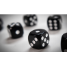 NON GIMMICKED DICE 6 PACK/BLACK by Tony Anverdi - Trick