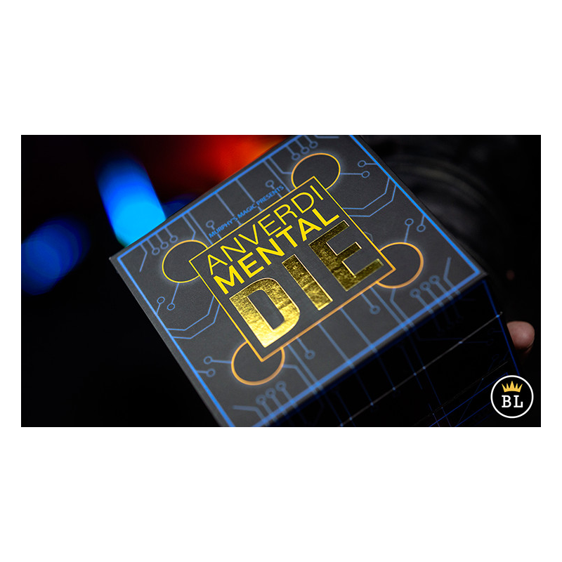 MENTAL DIE BLACK (With Online Instruction) by Tony Anverdi - Trick