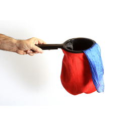 Change Bag Velvet REPEAT WITH ZIPPER (Red) by Bazar de Magia - Tricks