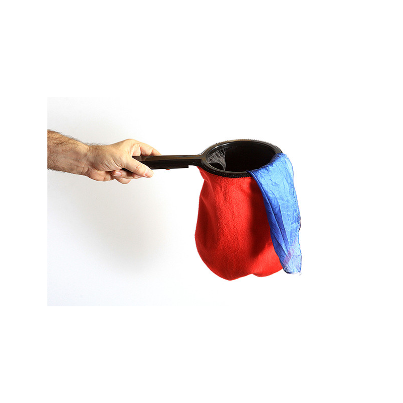 Change Bag Velvet REPEAT WITH ZIPPER (Red) by Bazar de Magia - Tricks