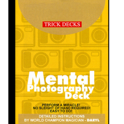 Mental Photo Deck Bicycle (Red)