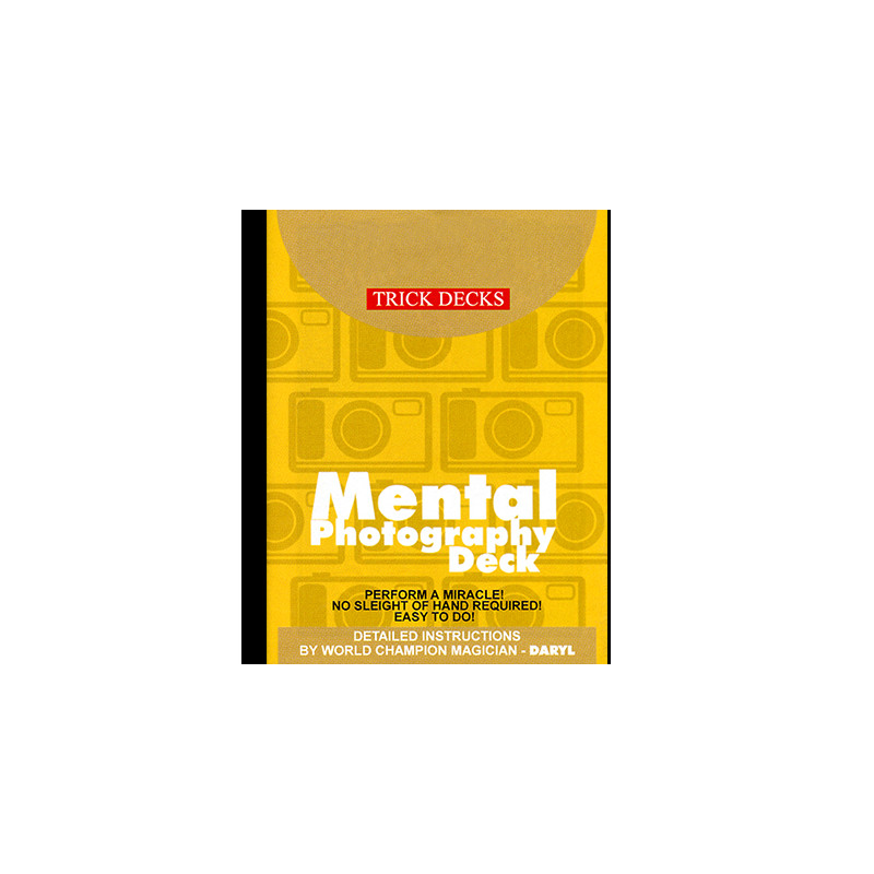 Mental Photo Deck Bicycle (Red)