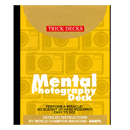 Mental Photo Deck Bicycle (Red)