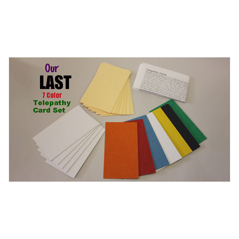 Mental Telepathy Cards (Color) by Chazpro Magic - Trick