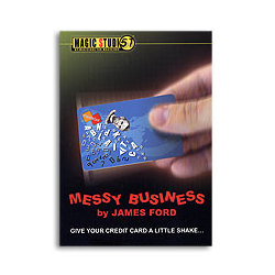 Messy Business Credit Card trick James Ford and Magic Studio