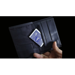 Mini Bombshell Wallet (Black Smooth) by CAHYO