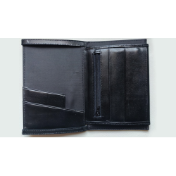 Mini Bombshell Wallet (Black Smooth) by CAHYO