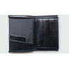 Mini Bombshell Wallet (Black Smooth) by CAHYO