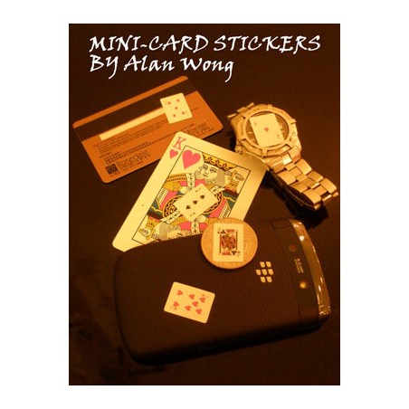 Mini Card Stickers (12 sheets) by Alan Wong- Trick