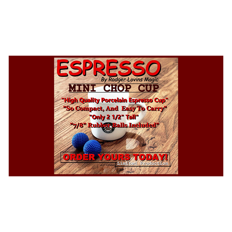 Mini Chop Cup by Rodger Lovins Magic