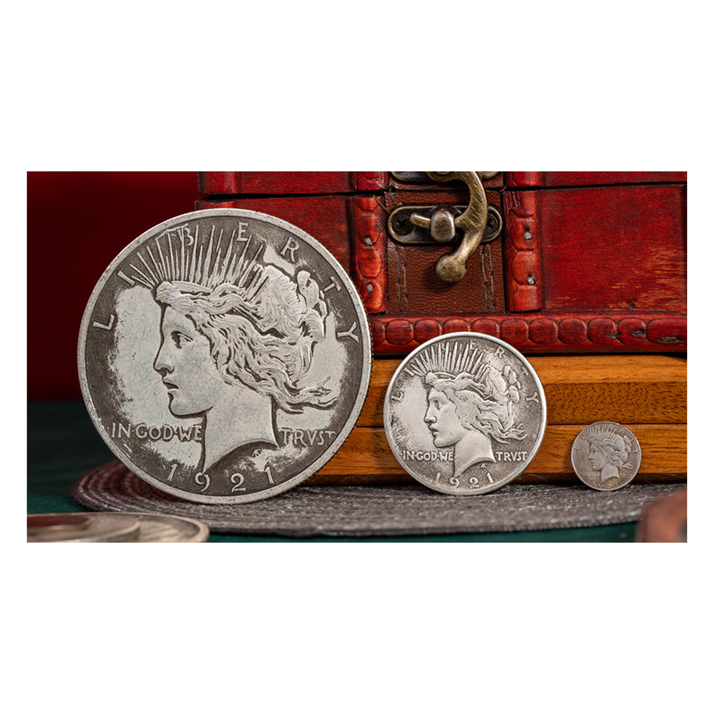 Mini Peace Dollar (Pack of 5 coins) by N2G