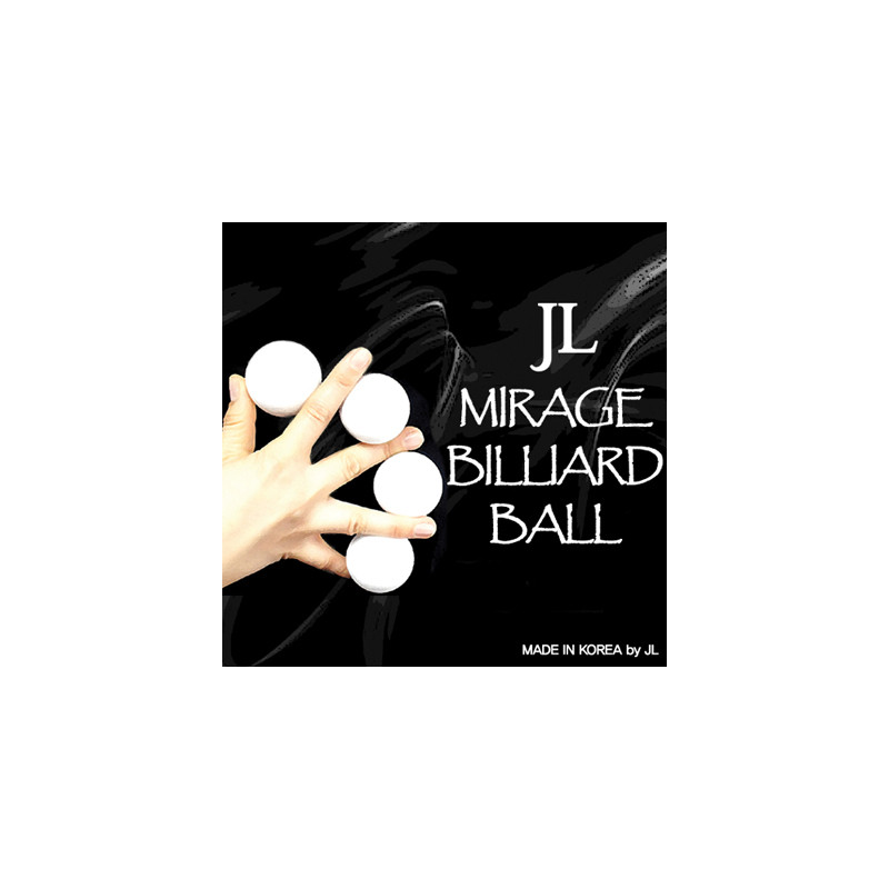 JL Lukas Ball by JL (WHITE, 3 Balls and Shell) - Trick
