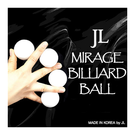 JL Lukas Ball by JL (WHITE, 3 Balls and Shell) - Trick