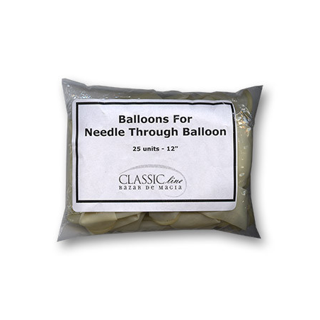 Needle Through Balloon Replacement (25 balloons) by Bazar de Magia