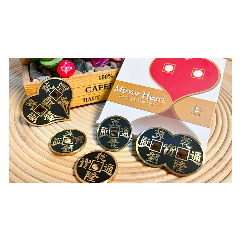 Mirror Heart Black by N2G and Ken Tsoi (Gimmicks and online instructions) - Trick