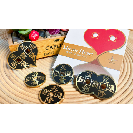 Mirror Heart Black by N2G and Ken Tsoi (Gimmicks and online instructions) - Trick