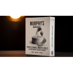 Professional Mouth Coils 60ft white (12pk) by Murphy's Magic