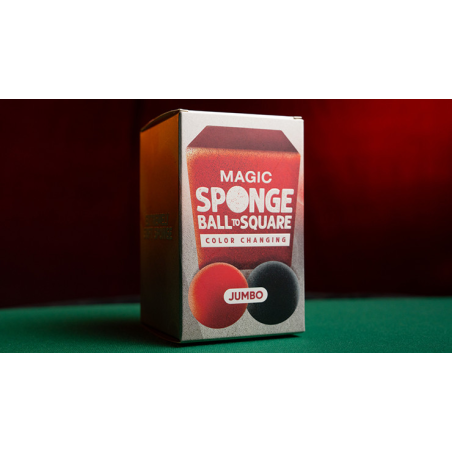 Magic Color Changing Sponge Ball to Square JUMBO 2.5" by Murphy's Magic