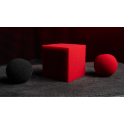 Magic Color Changing Sponge Ball to Square JUMBO 2.5" by Murphy's Magic