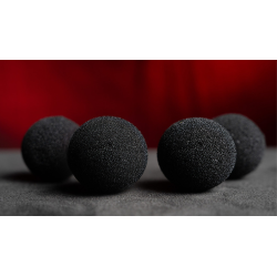 Magic Sponge Balls 50PK BLACK 1" by Murphy's Magic