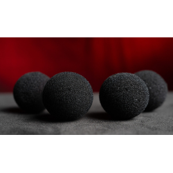 Magic Sponge Balls 50PK BLACK 2" by Murphy's Magic