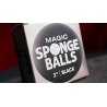 Magic Sponge Balls 50PK BLACK 2" by Murphy's Magic