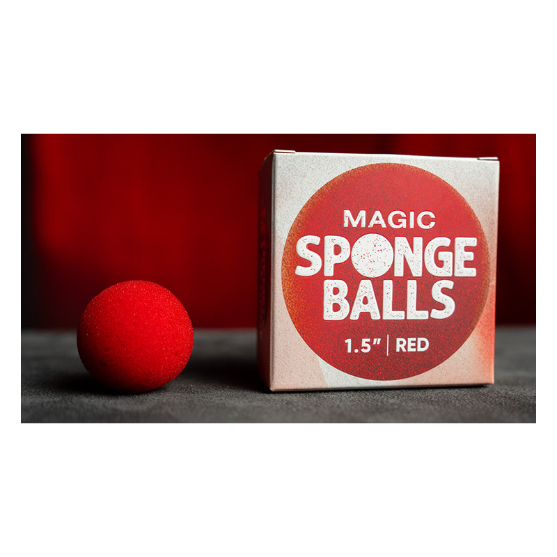 Magic Sponge Balls 50PK RED 1.5" by Murphy's Magic