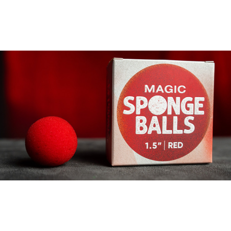 Magic Sponge Balls 50PK RED 1.5" by Murphy's Magic