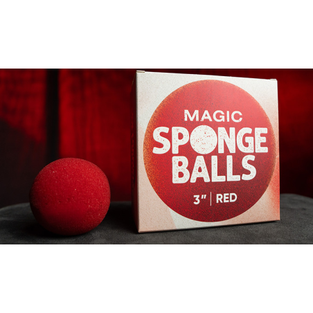 Magic Sponge Balls 50PK RED 3" by Murphy's Magic