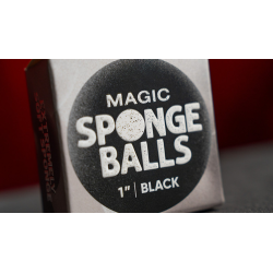 Magic Sponge Balls 4PK BLACK 1" by Murphy's Magic