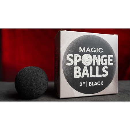 Magic Sponge Balls 4PK BLACK 2" by Murphy's Magic