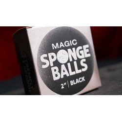 Magic Sponge Balls 4PK BLACK 2" by Murphy's Magic