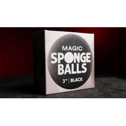 Magic Sponge Balls 4PK BLACK 3" by Murphy's Magic
