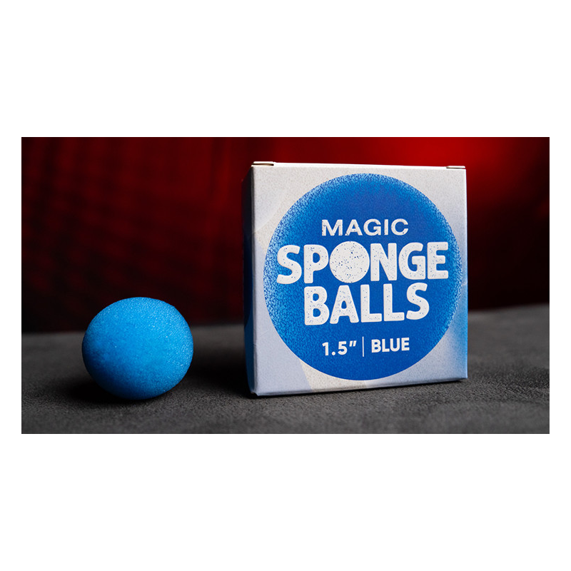 Magic Sponge Balls 4PK BLUE 1.5" by Murphy's Magic