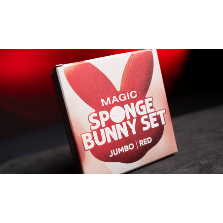 Magic Sponge Bunny Rabbit Set (Red) by Murphy's Magic