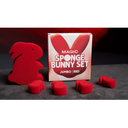 Magic Sponge Bunny Rabbit Set (Red) by Murphy's Magic