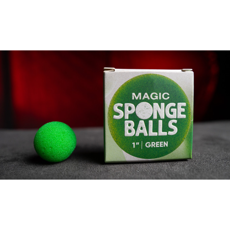 Magic Sponge Balls 4PK GREEN 1" by Murphy's Magic