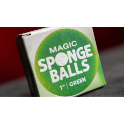 Magic Sponge Balls 4PK GREEN 1" by Murphy's Magic