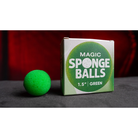 Magic Sponge Balls 4PK GREEN 1.5" by Murphy's Magic