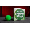 Magic Sponge Balls 4PK GREEN 1.5" by Murphy's Magic